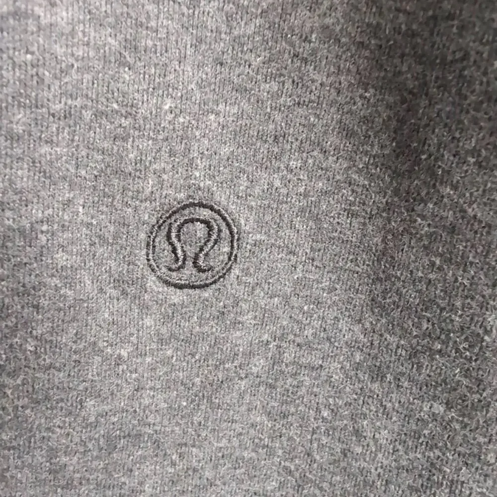 Lululemon Dark Grey Black Drawstring Pockets Tapered Jogger Pants Size 12